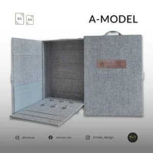 กล่องโอนกรรมสิทธิ์  A Model  ผ้าลินิน